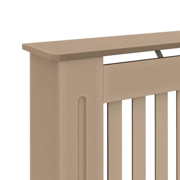 vidaXL Radiatorskydd, 172x19x81 cm, MDF