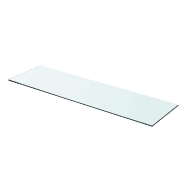 vidaXL hylde i glas, klart panel, 70x20 cm