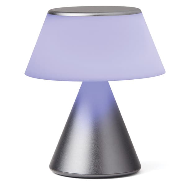 Lexon Luma M LED-lamppu tummanharmaa