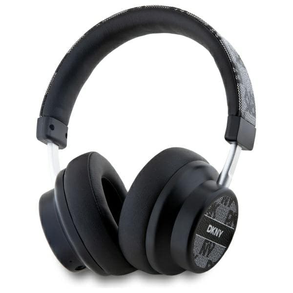 DKNY Bluetooth Over-Ear Hovedtelefoner med Ternet Mønster, Sort
