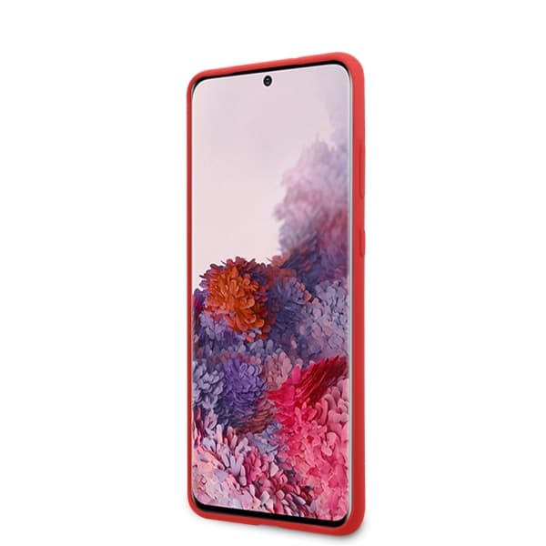 Ferrari Hardcase Silikone Etui til Galaxy S20, Rød