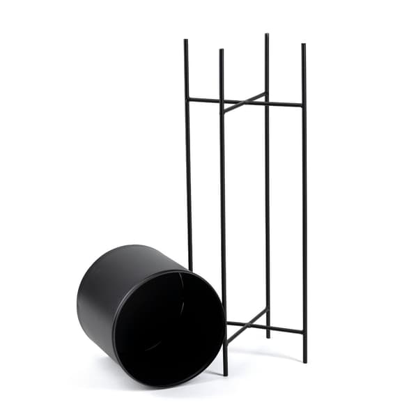 Blomstativ med låg 75 cm sort