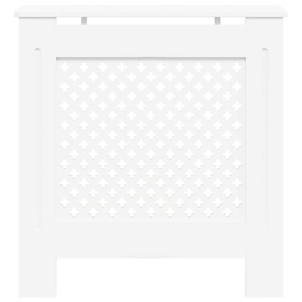 vidaXL Radiatorskydd, MDF, Vit, 78 cm