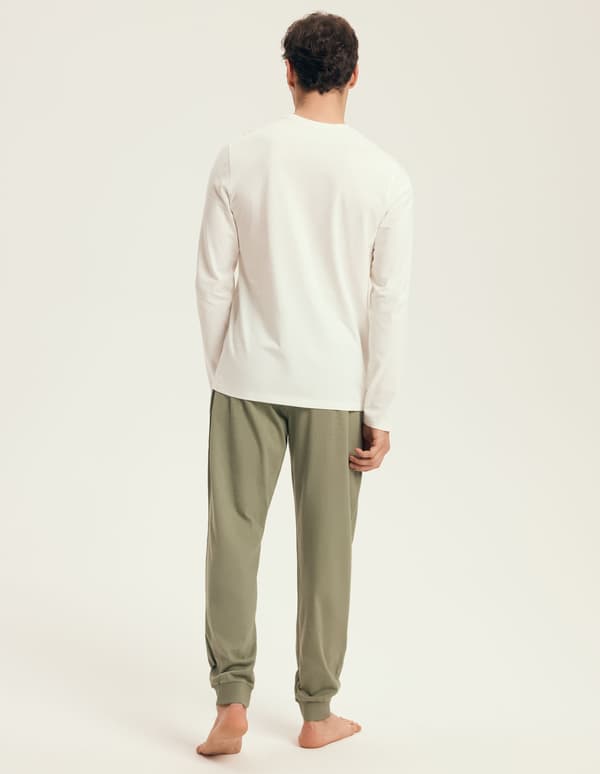 Local Henderson herrpyjamas | Kräm, Khaki L