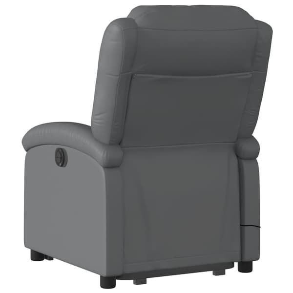 vidaXL elektrisk lænestol med massage, grå