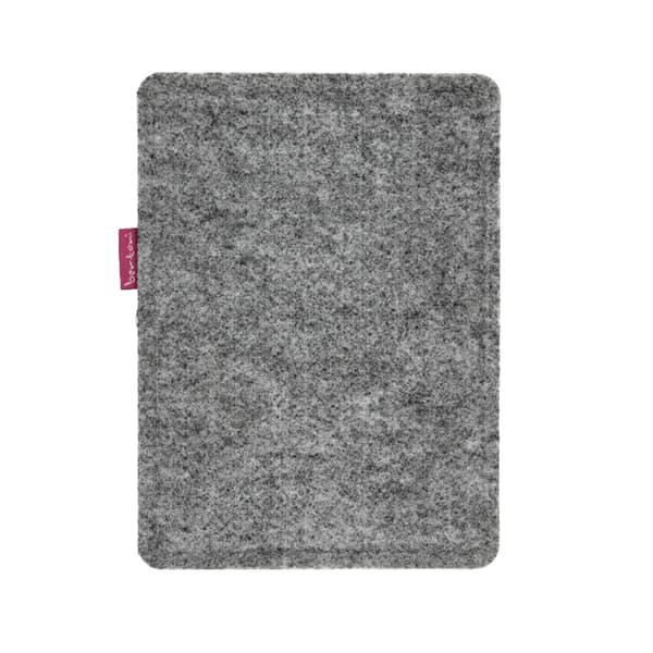 Arco Design 6-7" e-boksfodral - EcoFilc, Plume-tryck, Grå, Passar Kindle / PocketBook