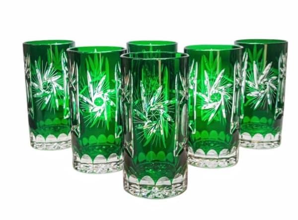 Emerald Crystal vattenglas 320ml olivkvarn