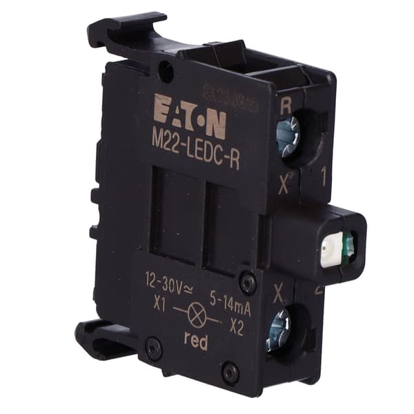 M22-ledc-R-diod, röd LED-diod, bottenmonterad