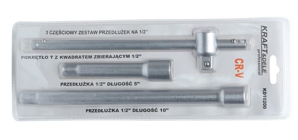 Förlängningar 3 st 1/2" KD10200
