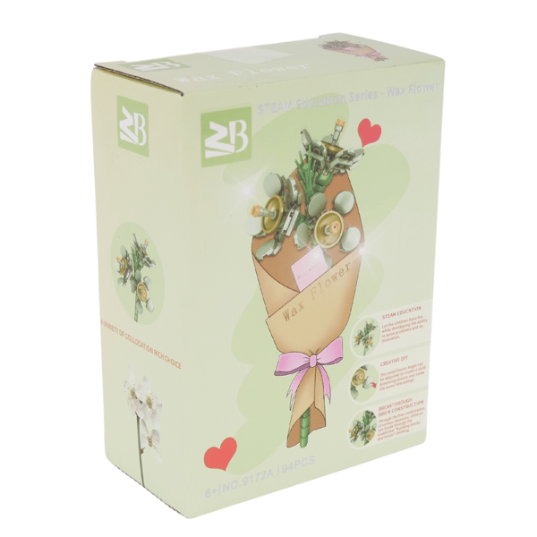 Blomblocksset 94 delar bukett monteringsanvisning