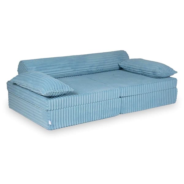 Montessori Premium Waffle Blue Legesofa