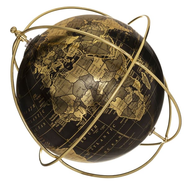 Dekorativ globus sort 24 cm Na