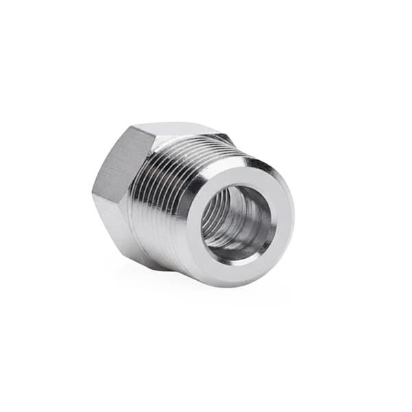 Kort reduktion 3/8" MZ til 1/4" MW