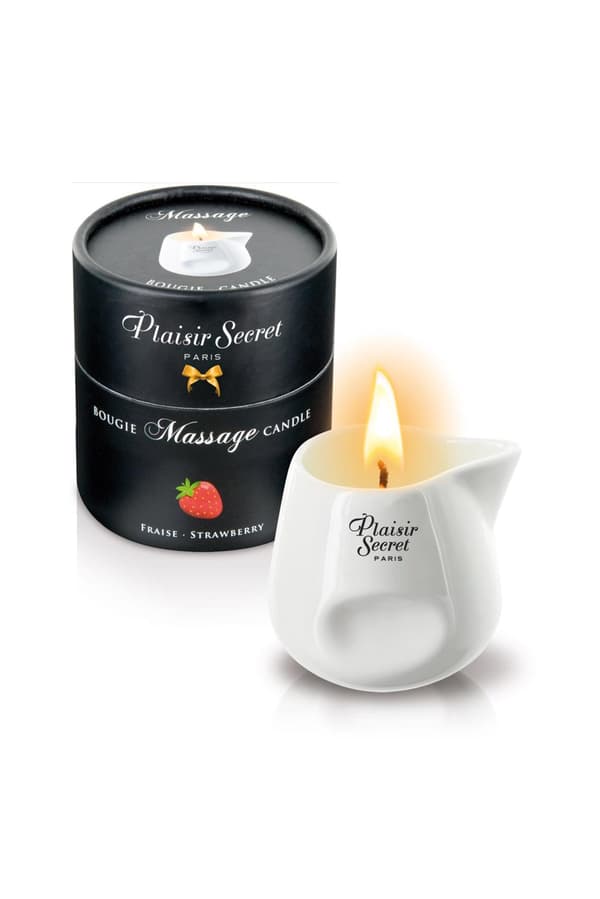 Jordbærmassagelys 80 ml