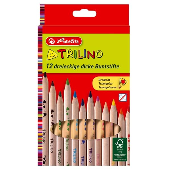 Trilino kritor 12 färger