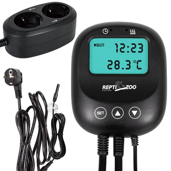 Repti-Zoo digital termostat och timer - termostat med programmerare
