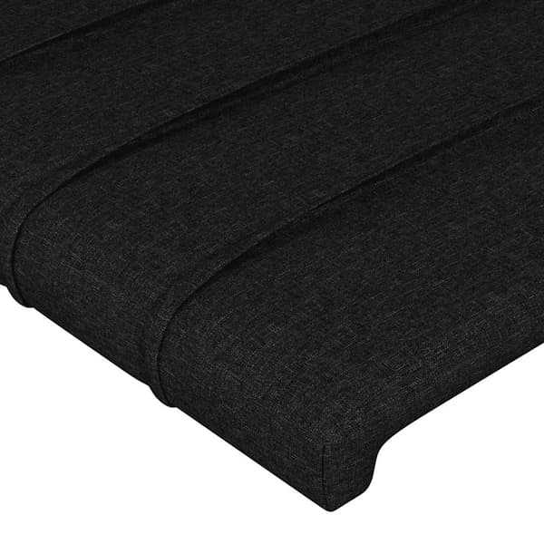 vidaXL sengestel uden madras sort 90x200 cm stof