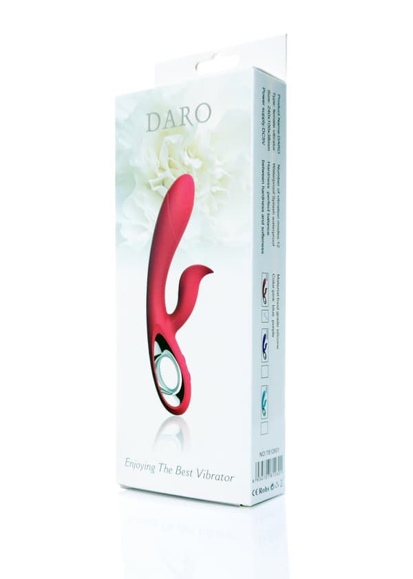 Daro Vibrator, 12 Funktioner, USB Rosa
