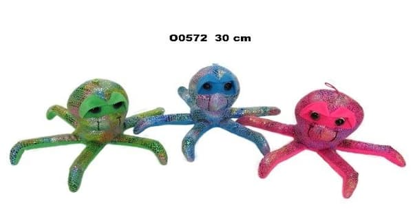 Blæksprutte 30cm MIX