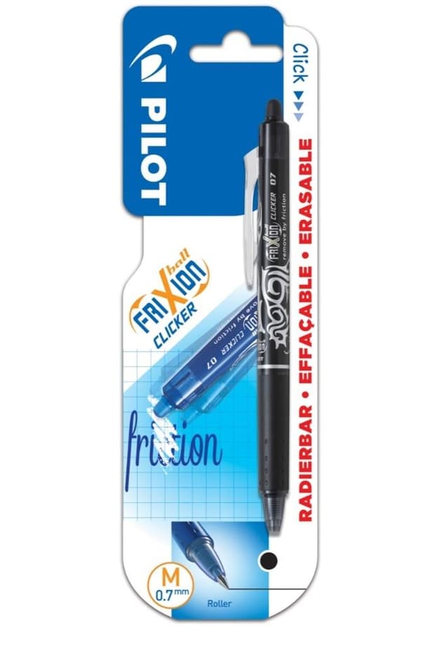 FriXion Clicker kuglepen sort 0,7 PILOT
