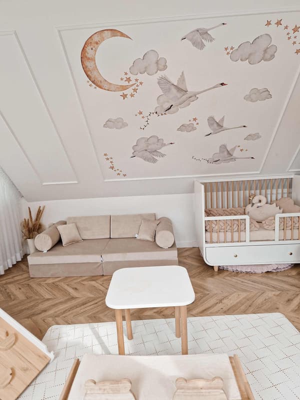 Stor rulle til Velvet Ecru sofaen
