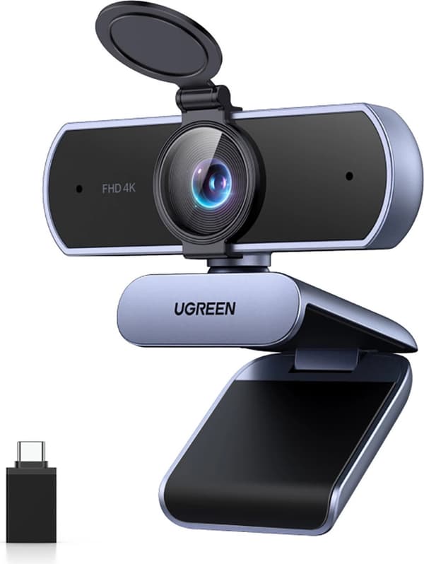 Ugreen USB 4K Ultra HD Grå Webbkamera