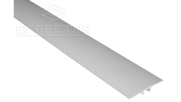 Strimle A64 anodiseret sølv 120cm