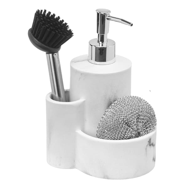 Vätskedispenser med borste och svamp, lätt