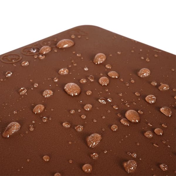 DEGBRÄDDE SILIKONRULLMATTA BRUN 40 CM