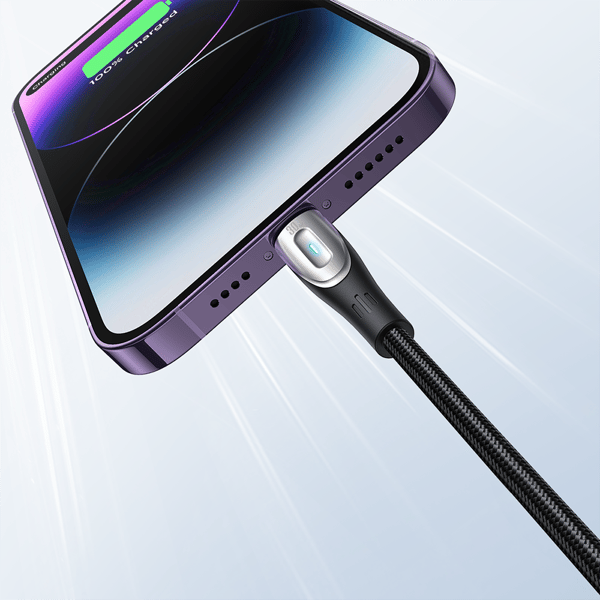 iPhone Pioneer Series USB-A - Lightning 3A Kabel 1,2m Sort
