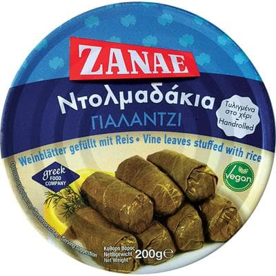 Druvblad fyllda med ris 200g - Zanae