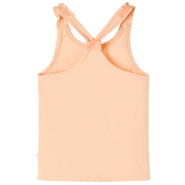 Børne tanktop, lys orange, 128