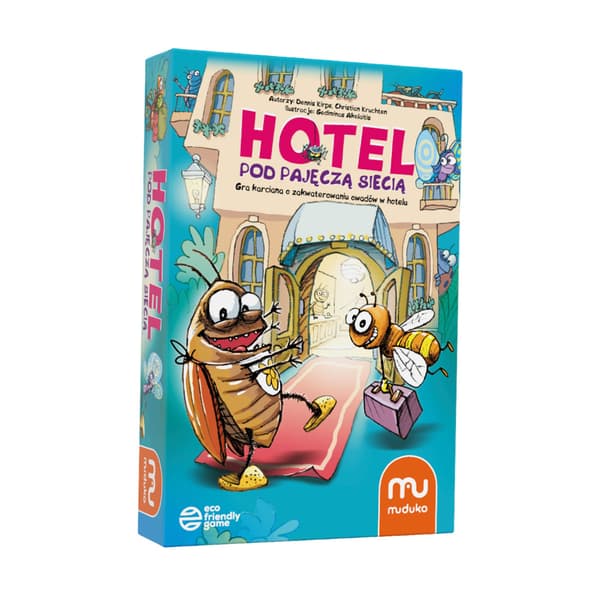 Hämähäkinverkkohotelli. Lautapeli. Muduko