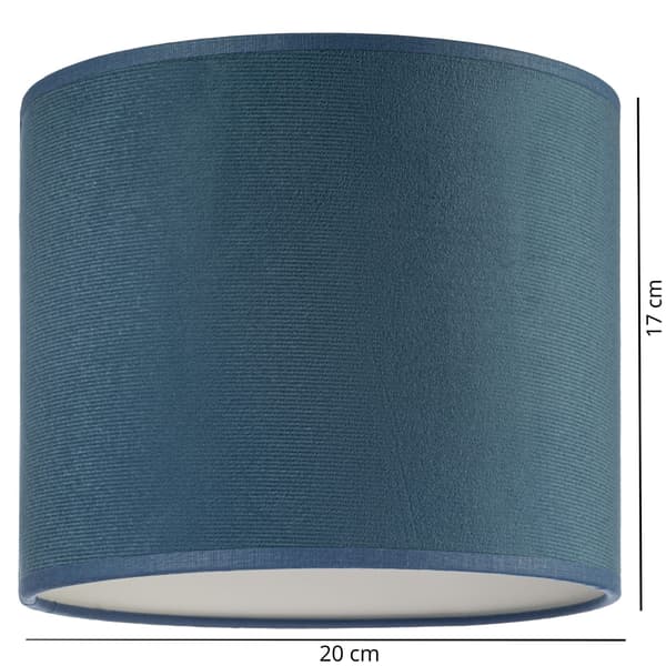 Tornado lampskärm rund 20 sammet jeans