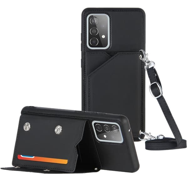 Kortholder til Samsung Galaxy A52 / A52s - Sort