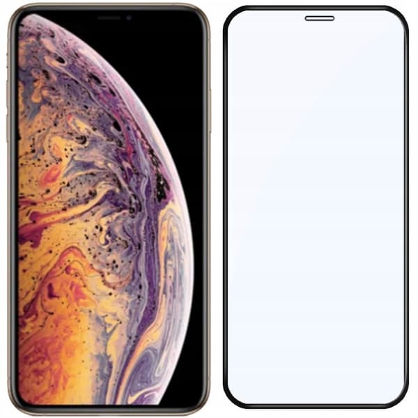 Härdat glas för Apple iPhone X/XS med helskärmstäckning, 5D och 9H