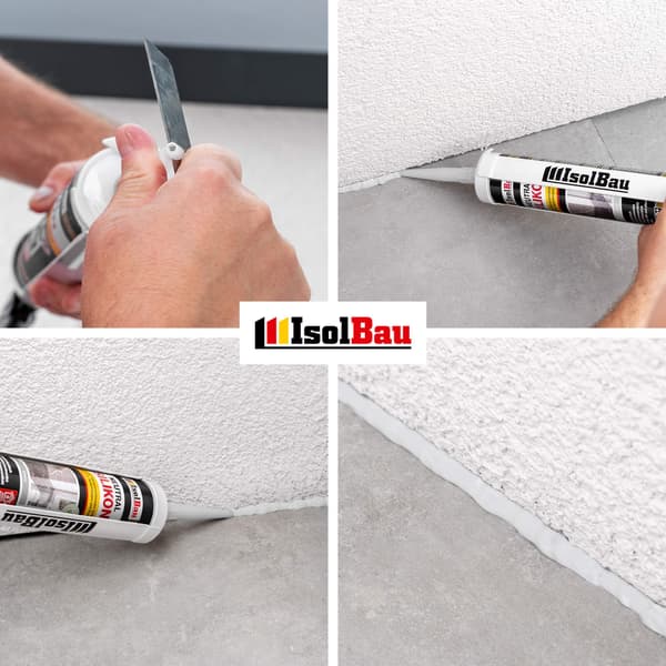 IsolBau Neutral Silikon Antracit Neutralsilikon 10 x 300ml