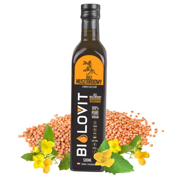 Bilovit - Koldpresset sennepsolie - 500 ml