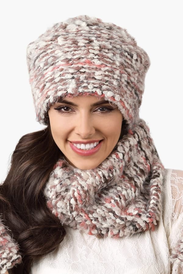 CARINI-SET (HAT + TØRklæde) beige