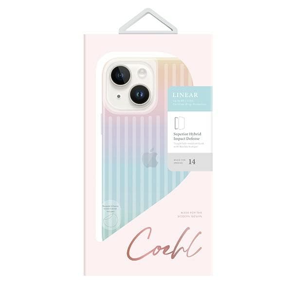 UNIQ Coehl Linear-skal för iPhone 14 Plus, opal
