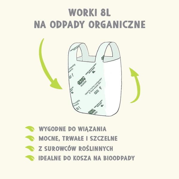 GreenAware komposterbara sopsäckar 8L 40 st