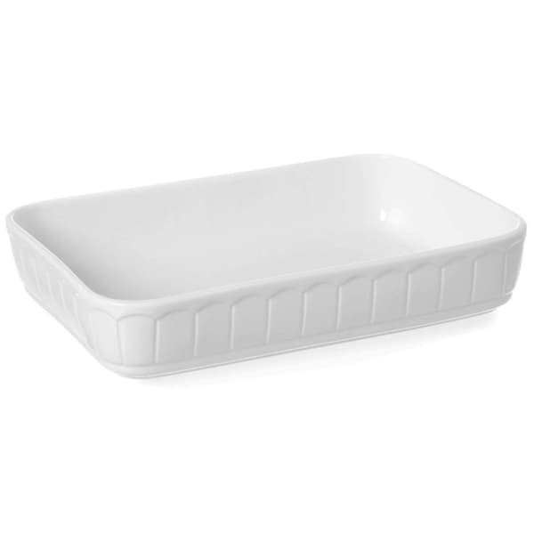 RUSTICA bagefad i porcelæn 280x185 mm