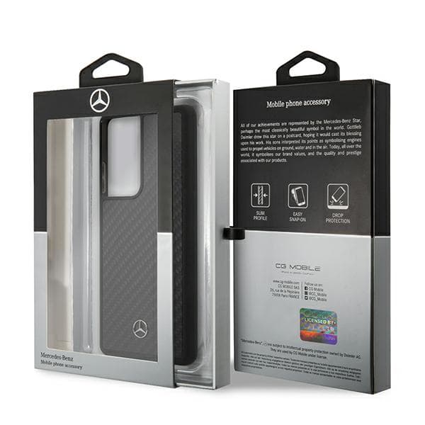 Mercedes Dynamic Line cover til Galaxy S21 Ultra, sort