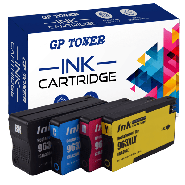 4x blækpatroner til HP GP-H963XL CMYK GP