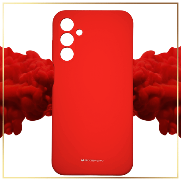 Mercury Silikone Etui til Galaxy A15 5G, Rød