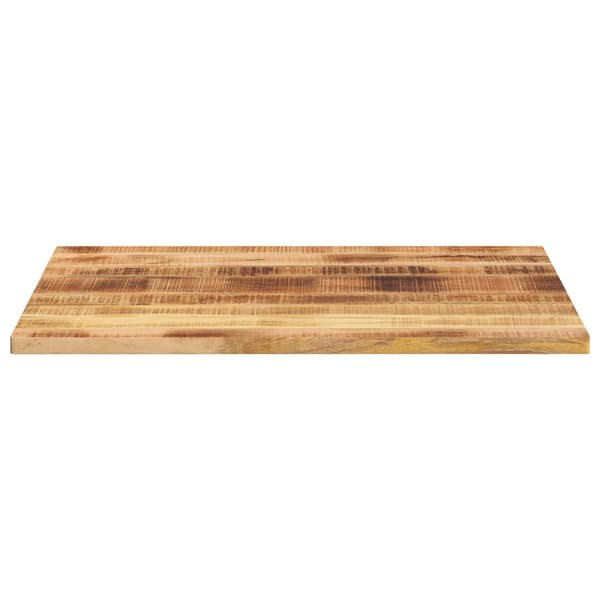 vidaXL bordplade 90x80x2,5 cm rektangulær ru mangotræ