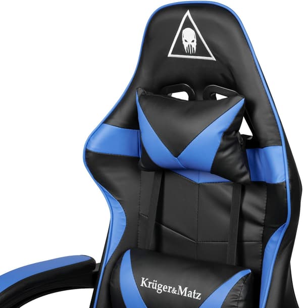 Kruger & Matz GX-150 Sort/Blå Gamingstol