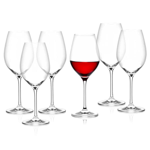 ASPEN SET MED 6 RÖDVINGLAS 470ML