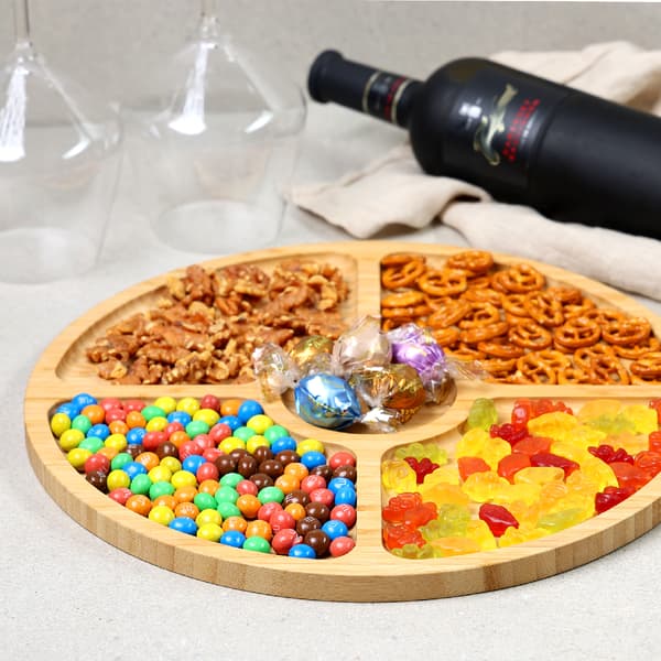Bambus snackbakke 35 cm