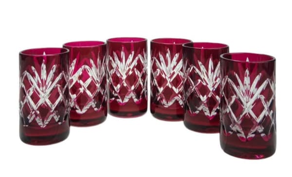 Ruby Crystal Vodka Glas 40 ml Ananas